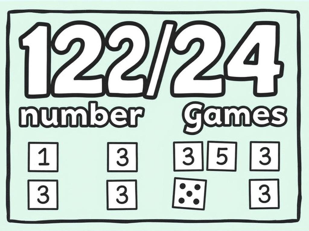 /24 и другие числовые игры. Практические подборки: игры и упражнения для разных ситуаций