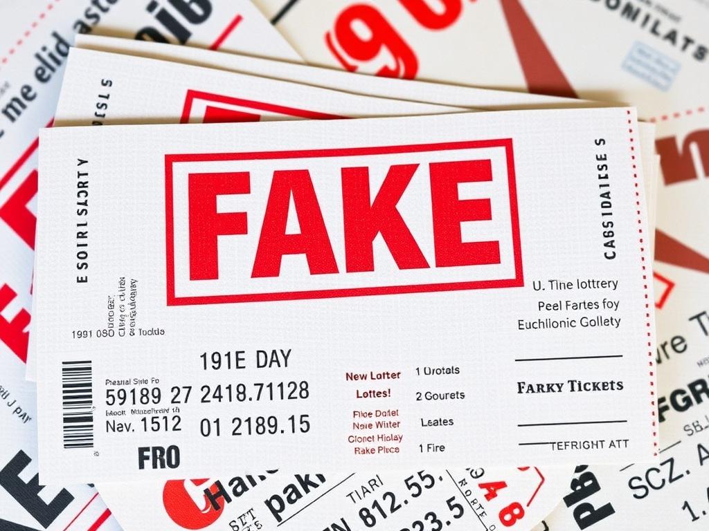 Фальшивые лотерейные билеты. Что именно подразумевается под фальшивыми лотерейными билетами