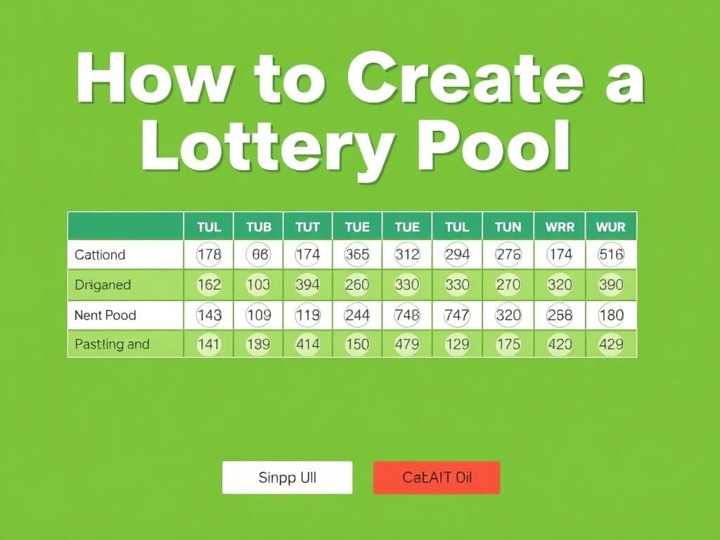Как создать лотерейный пул. Пример таблицы учета